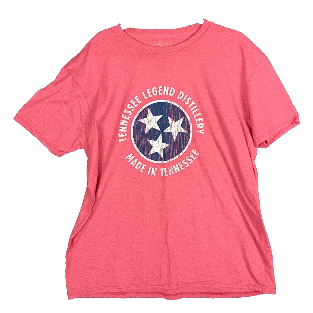 Tennessee Legend Distillery Red T Shirt‎ Size XL
